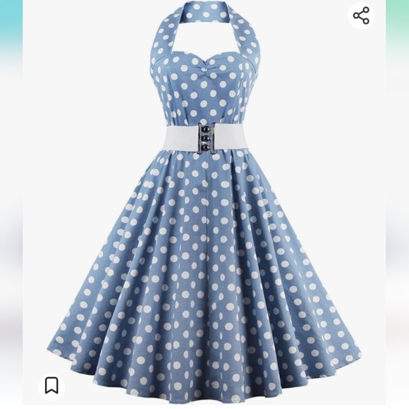 Sucrefas Dresses & Skirts - Sucrefas Polkadot Vintage Inspired Dress